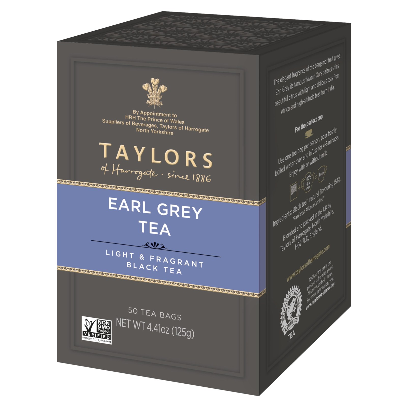 Taylors Of Harrogate Earl Grey Tea Bags 300 Count Full Bodied Flavor And Aroma