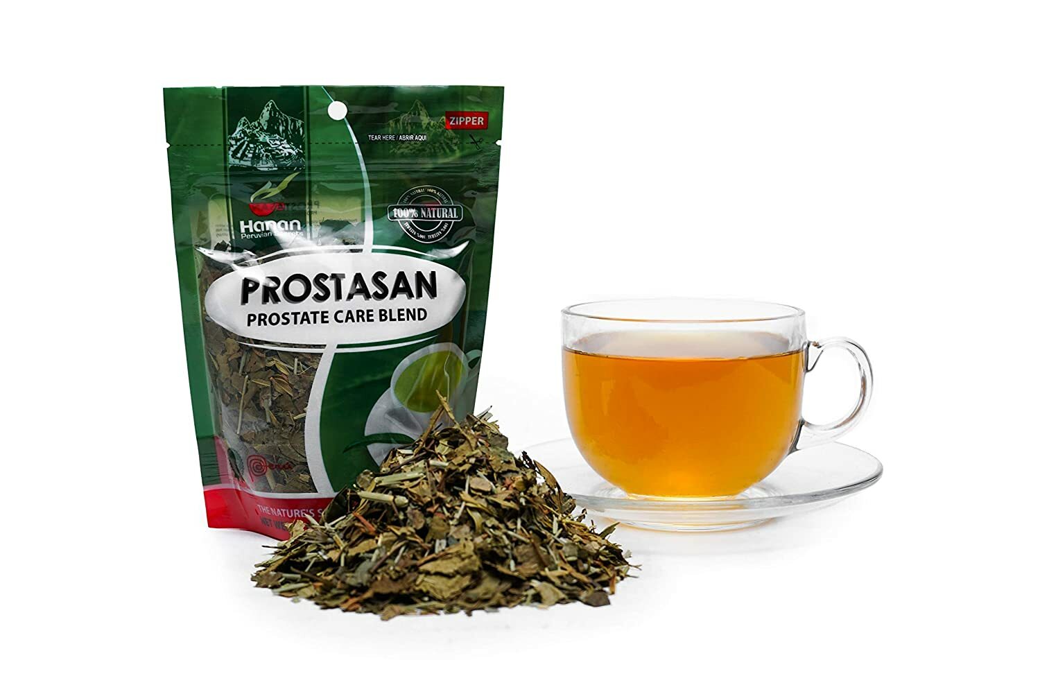 Hanan Peruvian Secrets Prostasan Herbal Tea | 100% Natural Prostate Care Blend |