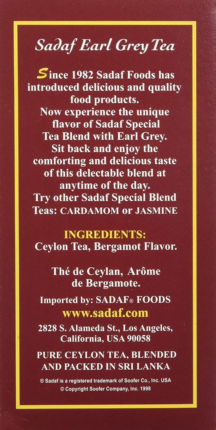 16 Oz Special Blend Earl Grey Ceylon Loose Leaf Black Tea Sri Lanka Box