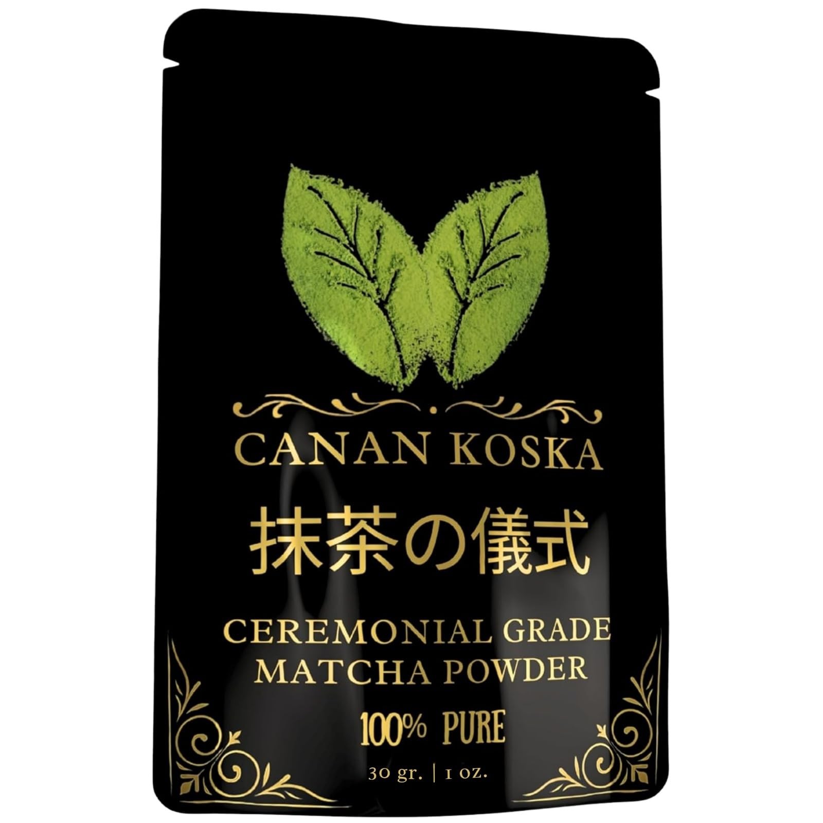 Canan Koska Ceremonial Grade Matcha Powder – Stone-Ground 1 Ounce (Pack Of 1)