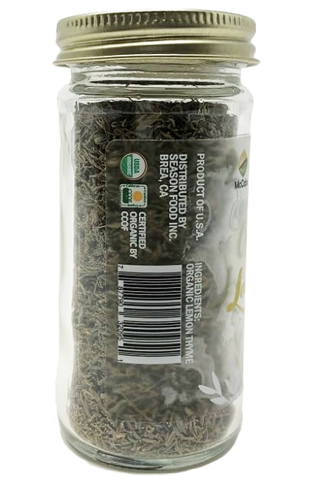 McCabe Organic Crushed Lemon Thyme (15g), USDA & CCOF Organic Certified