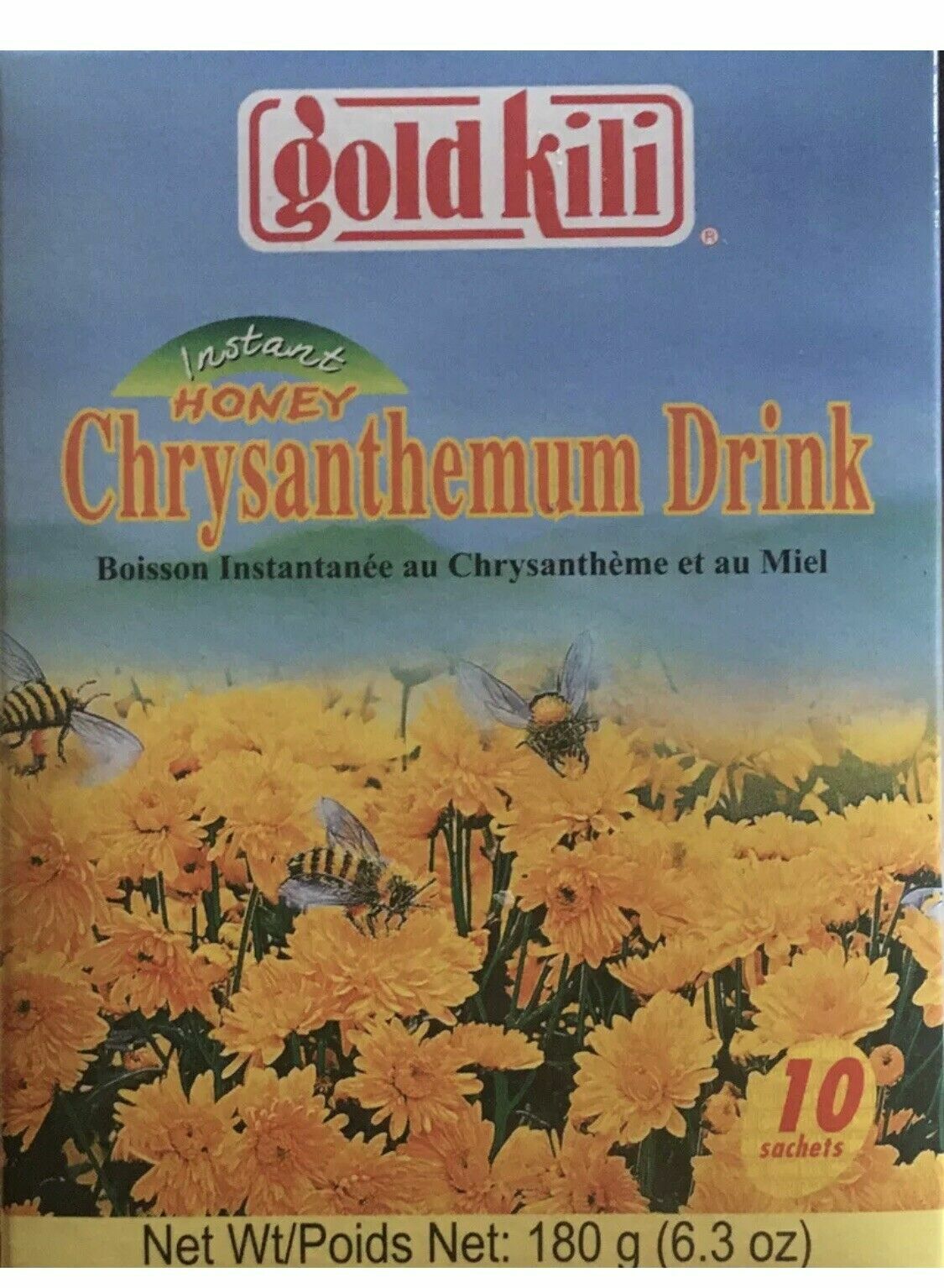Gold Kili Honey Chrysanthemum Drink 10 bags 180 Gram Box