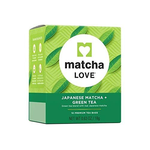 Matcha Love Premium Japanese Green Tea, 0.63 Ounce – 10 Count