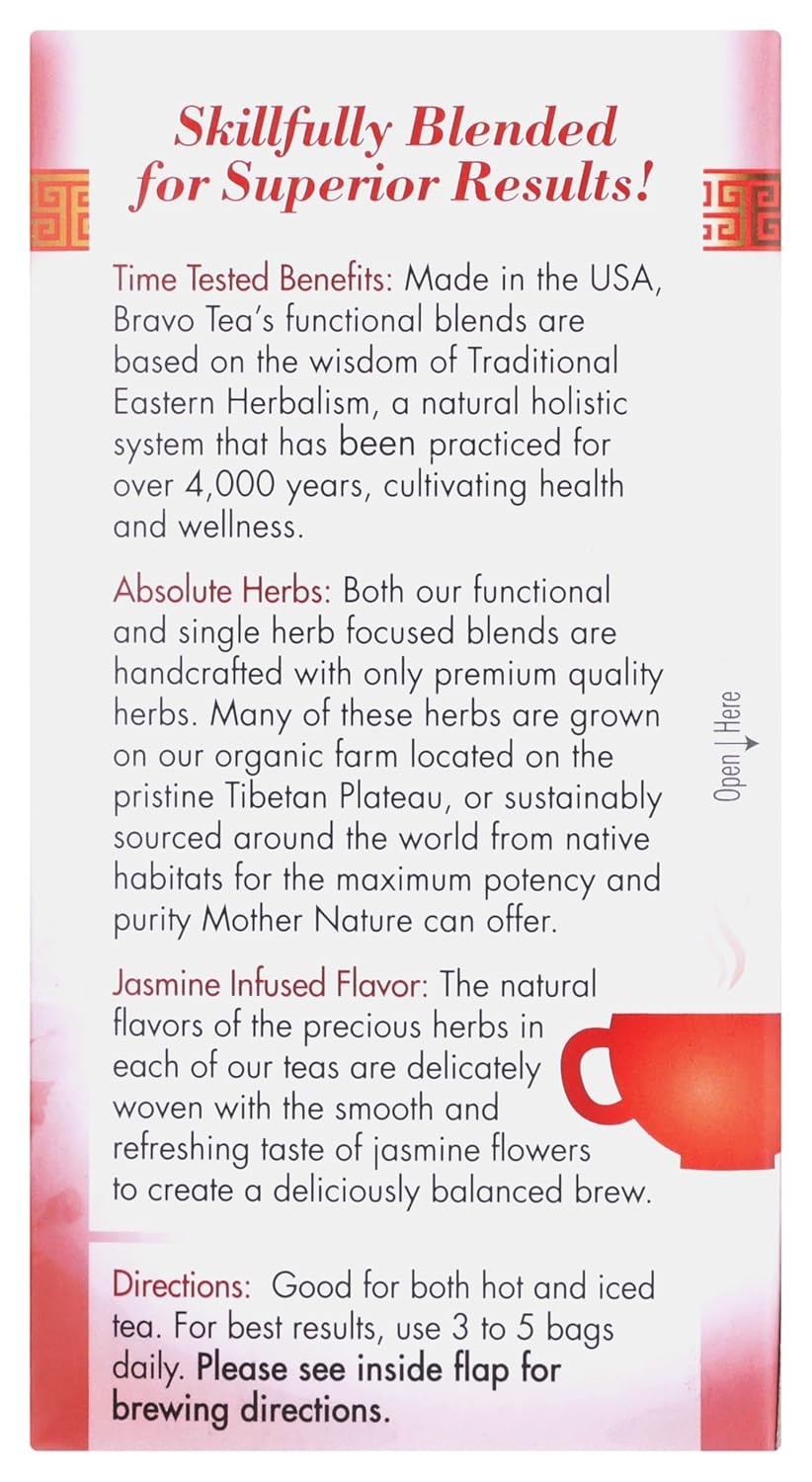 Apocynum Venetum Jasmine Tea – 20 Caffeine-Free Bags for Healthy Living
