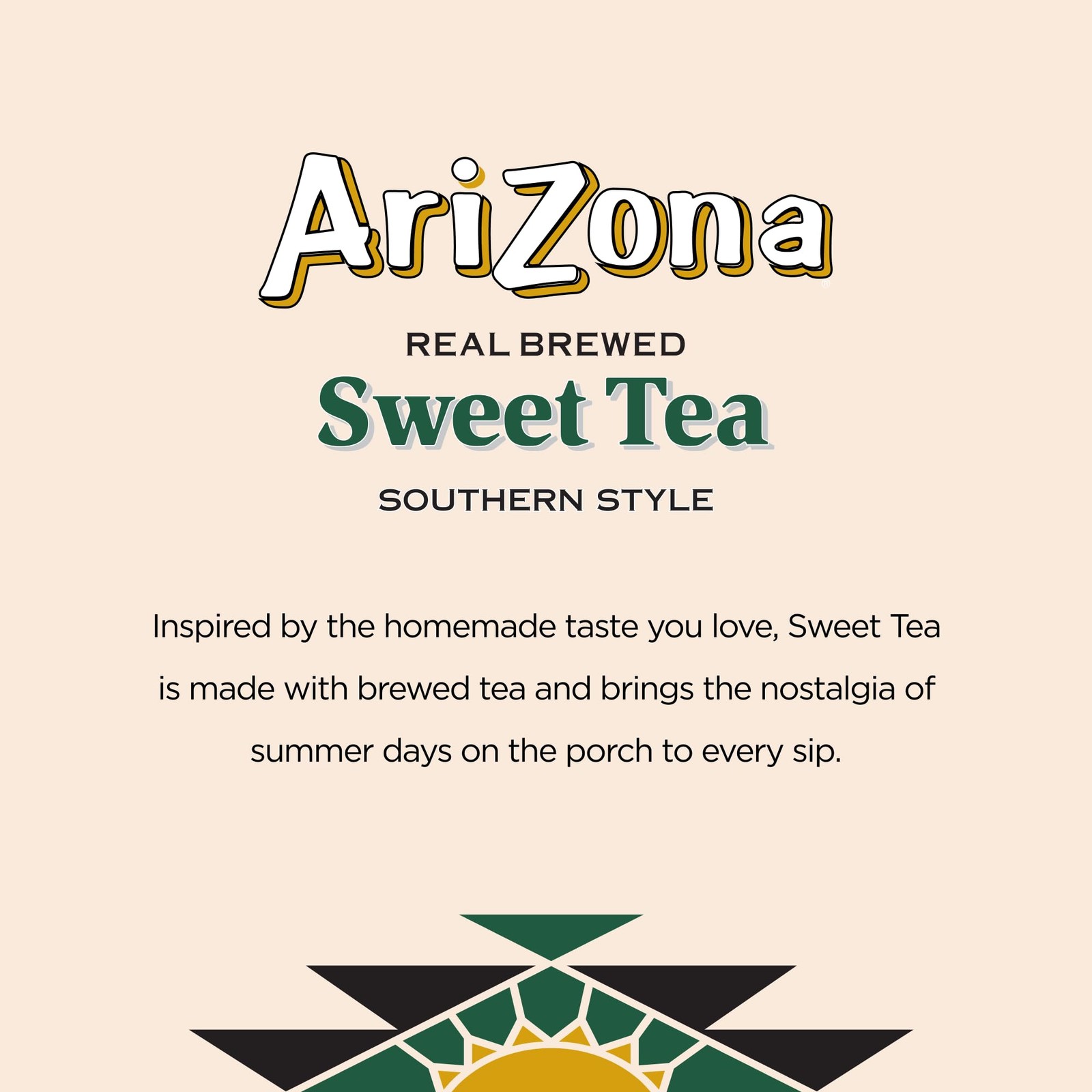 Arizona Sweet Tea – Big Can, 22 Fl Oz Pack of 12