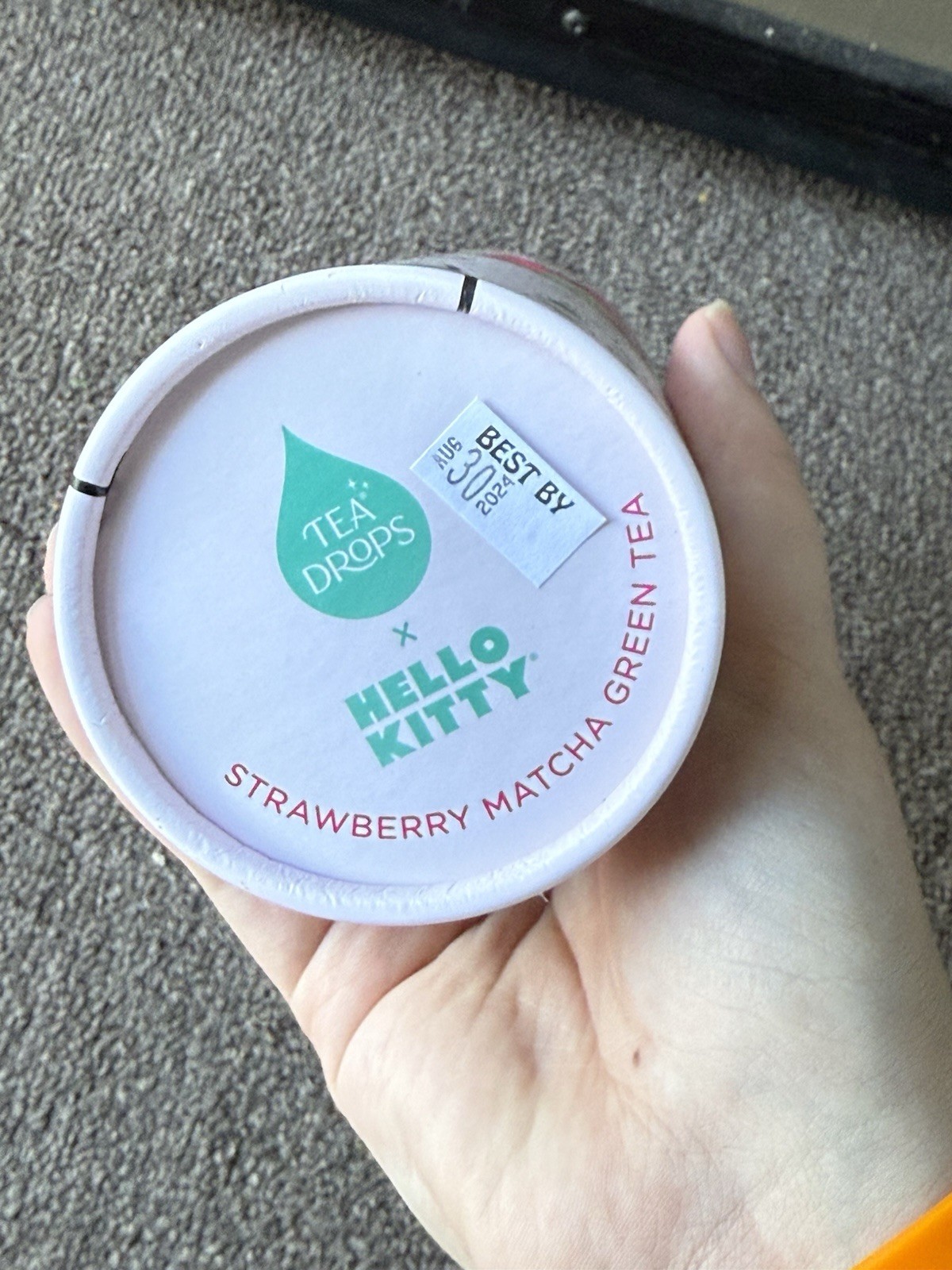 HTF Hello Kitty Tea Drops Strawberry Matcha Green Tea 2024 Collab