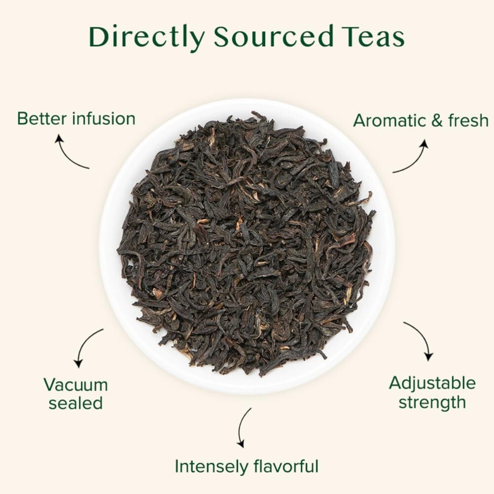 Vacuum-Sealed 340g Single Origin English Breakfast Tea – Rich & Invigorating