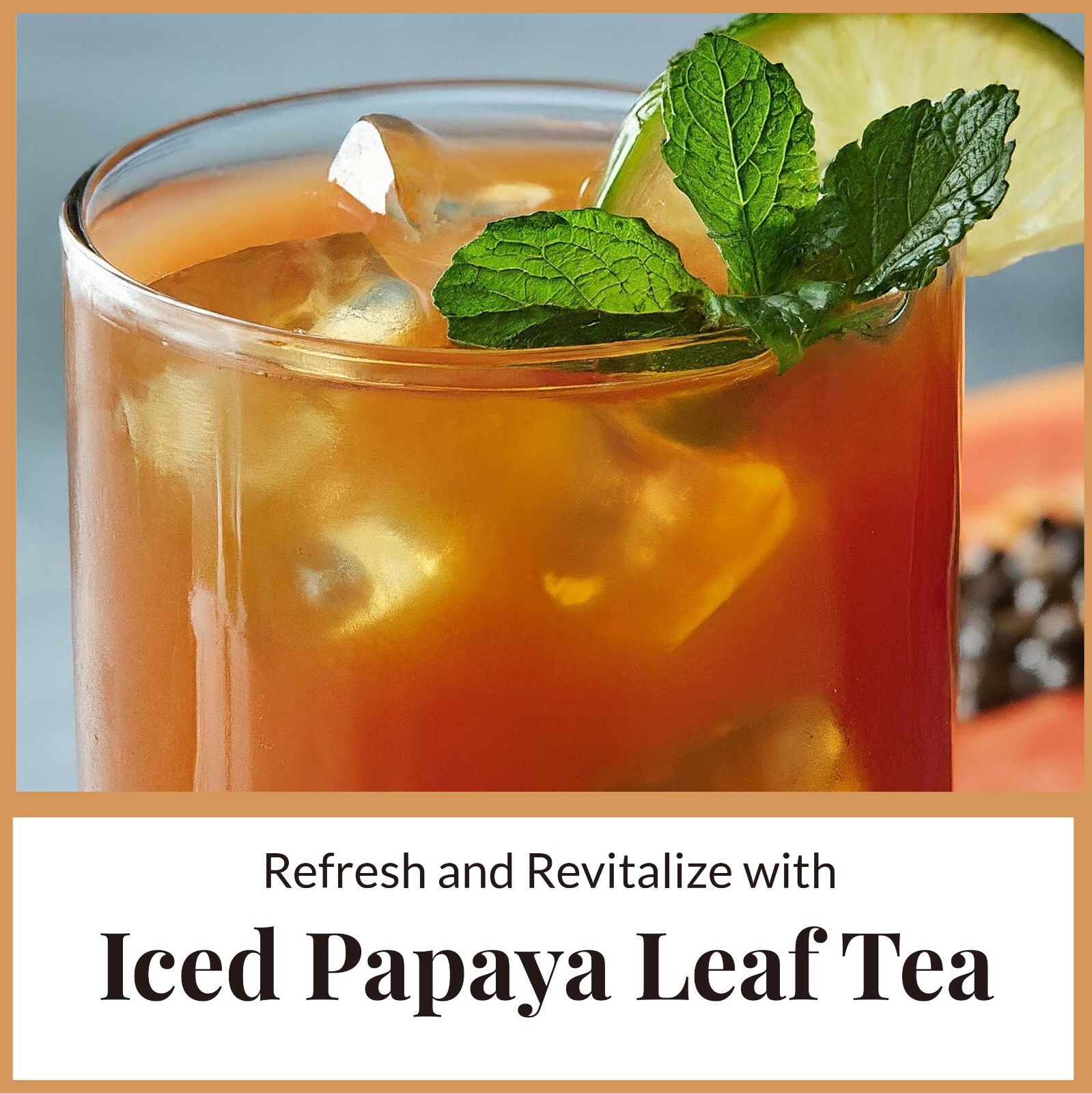 75 Papaya Tea Bags, Papaya Leaf Tea, Te De Hojas De Papaya, Herbal Tea