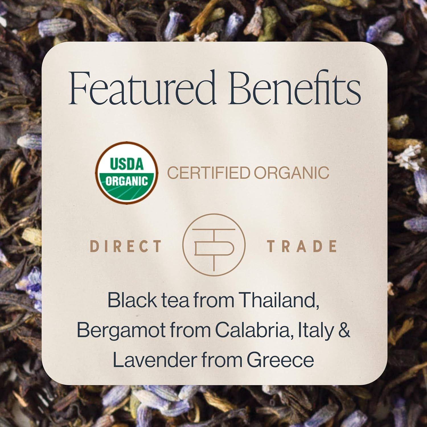 Rishi Tea Earl Grey Lavender Loose Leaf Pure Black Tea – Organic with Bergamot O