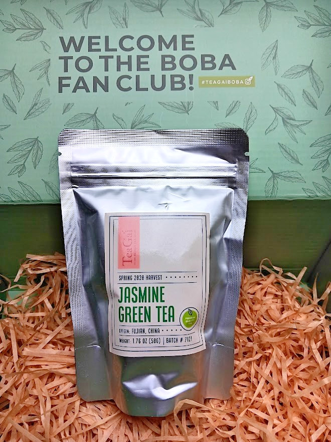 TeaGal Bubble Tea Kit w/ 4 Reusable Straws Earl Grey Black Jasmine Green