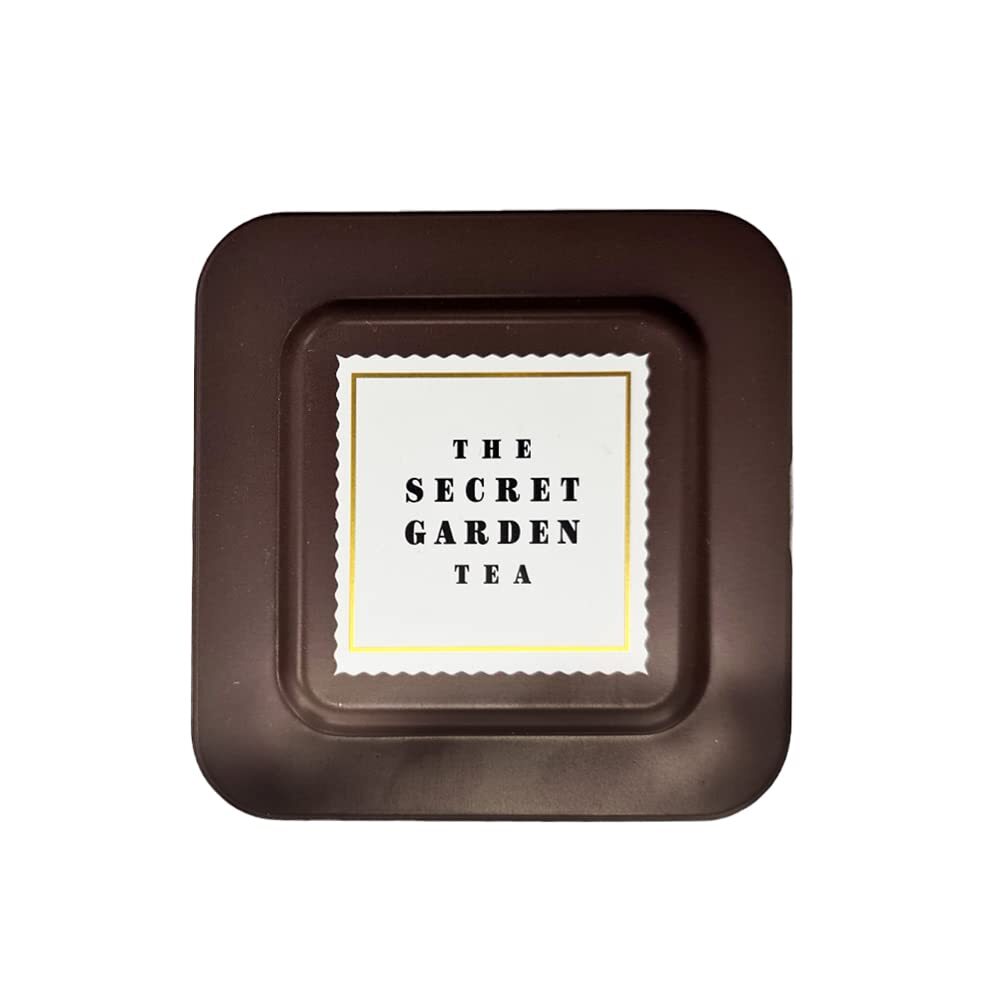 THE SECRET GARDEN ORGANIC EARL GREY BLACK TEA 50 TEA BAGS IN REUSABLE TIN.