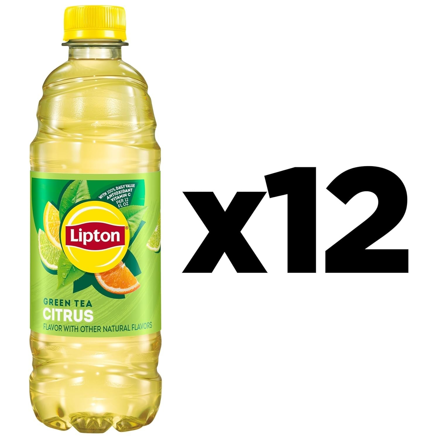 Green Tea Citrus, 16.9 Fl Oz Bottles Pack of 12