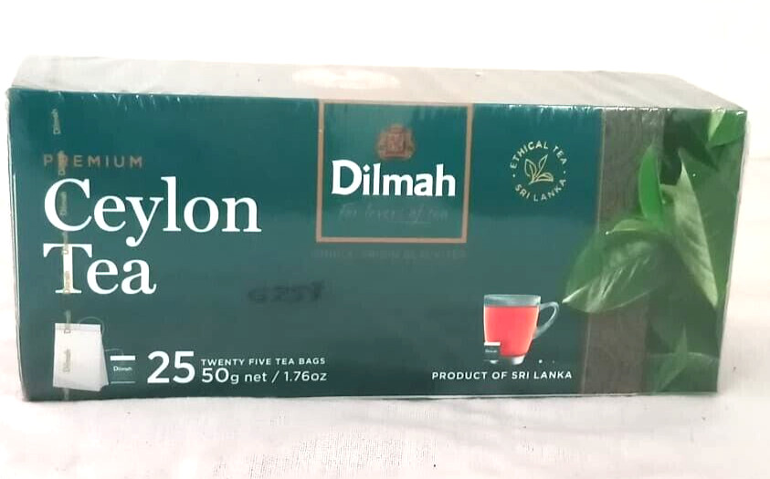 Dilmah Premium Ceylon Tea (25 Tea bags box)