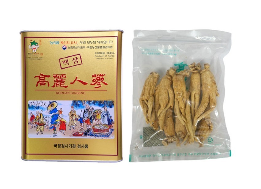 Korean 6 Years Dried White Ginseng Root AA Grade 300g