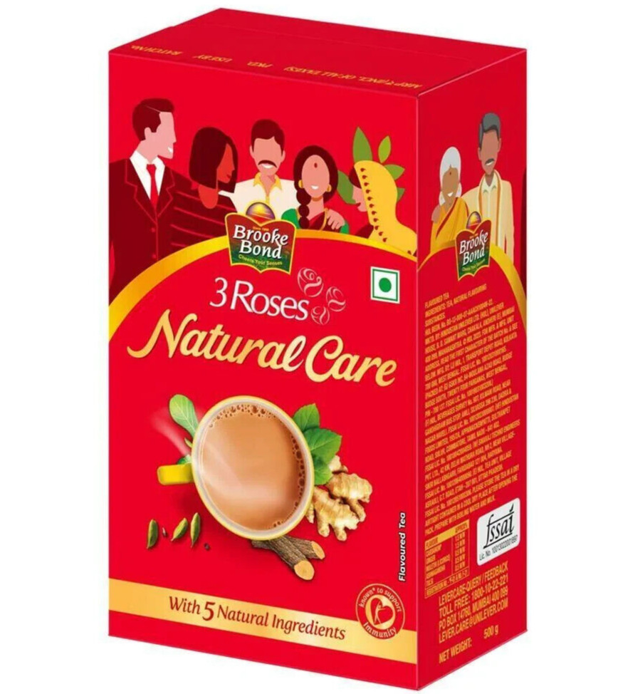 BROOKE BOND 3 ROSES NATURAL CARE MASALA TEA (250GM)
