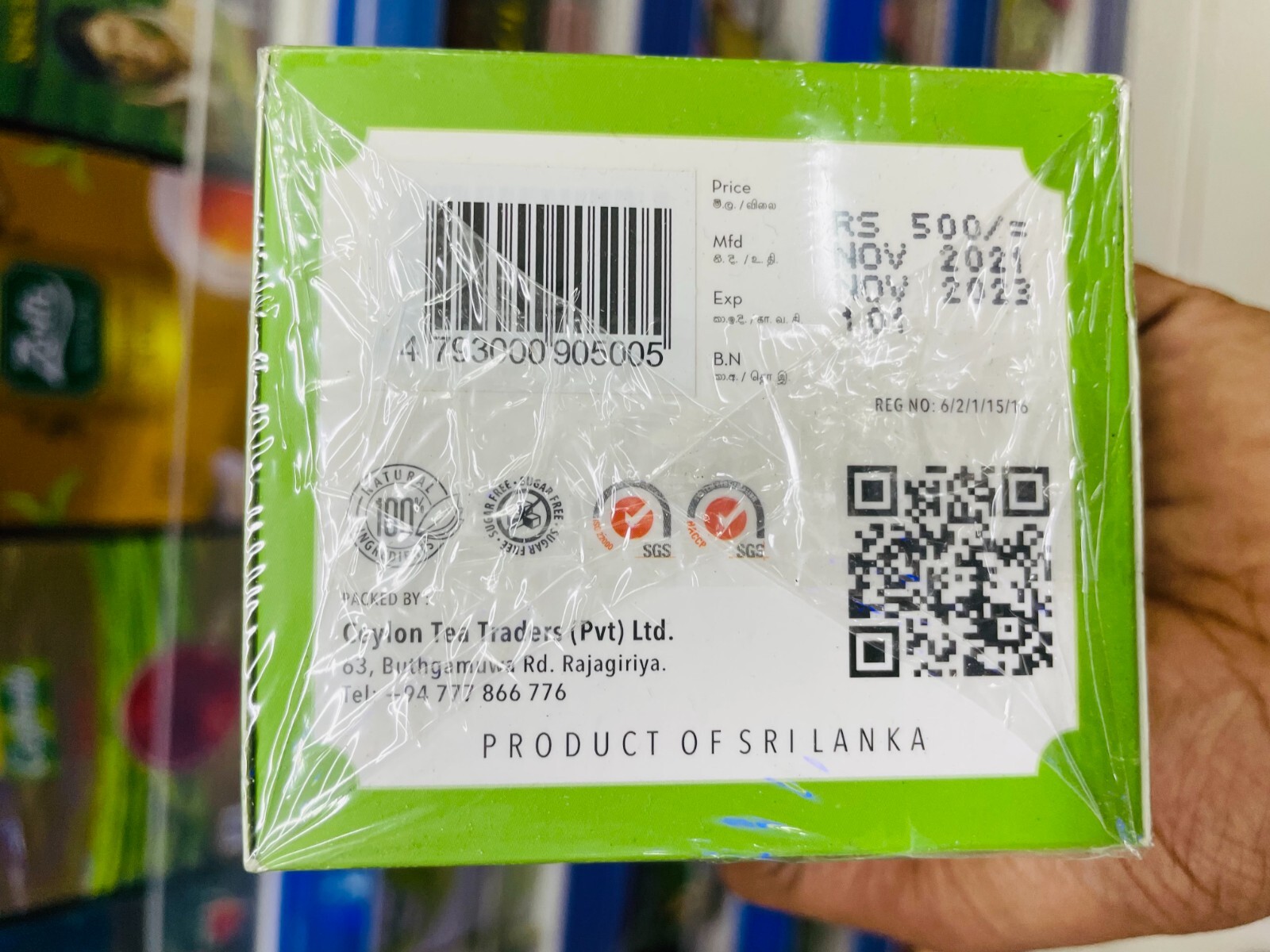 Helayu Moringa TEA (Moringa Oleifera)Ceylon Pure Natural Organic Herbal Tea Bags