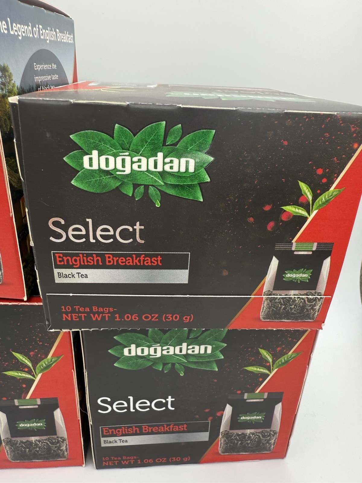 Lot of 8 Boxes Dogadan 10 Ct English Breakfast Black Tea NEW Best By 02/10/2026