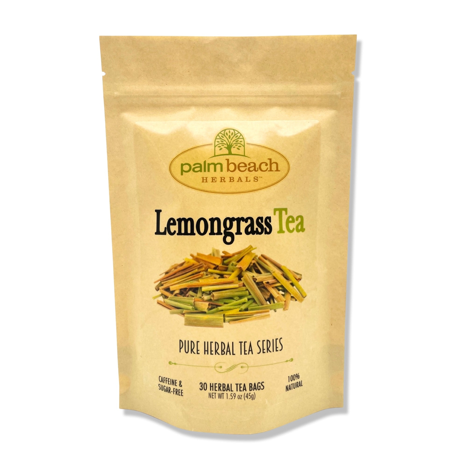 Lemongrass Tea by Palm Beach Herbals | 30ct, Caffeine-Free