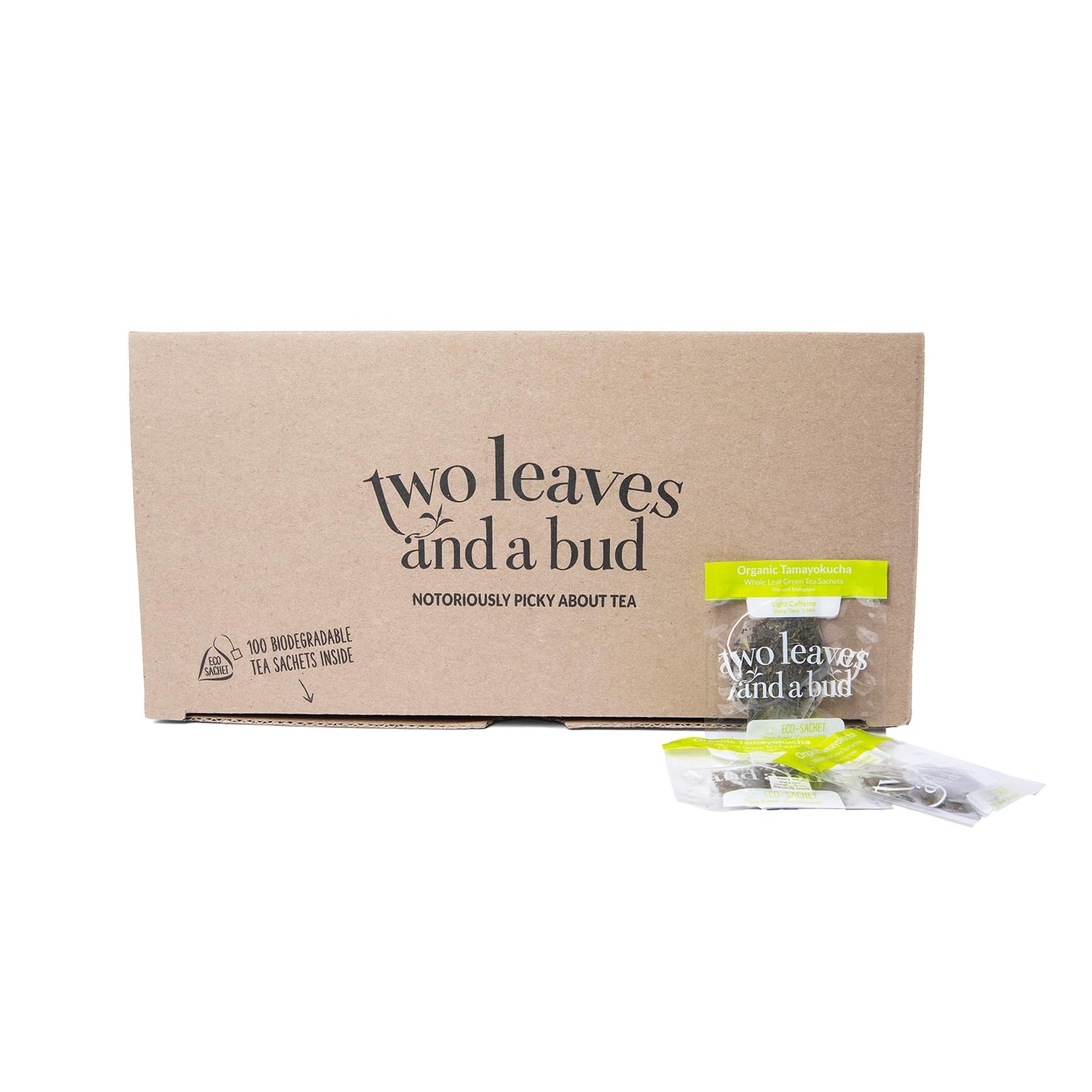Two Leaves and a Bud Organic Tamayokucha Green Tea Bags, Whole Leaf Green Tea…