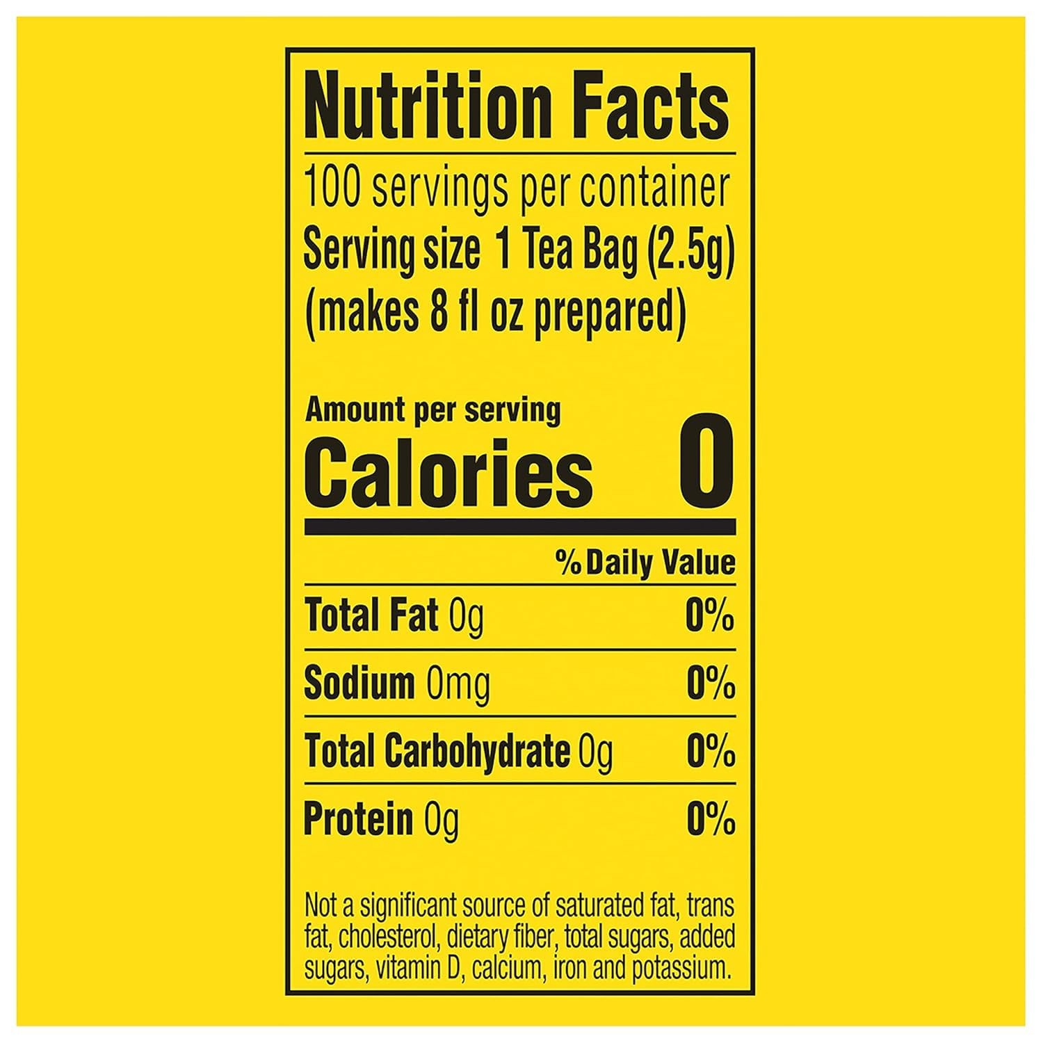 Black Tea Bags Individually Wrapped 100 Count Hot or Iced Tea Bags for Sale