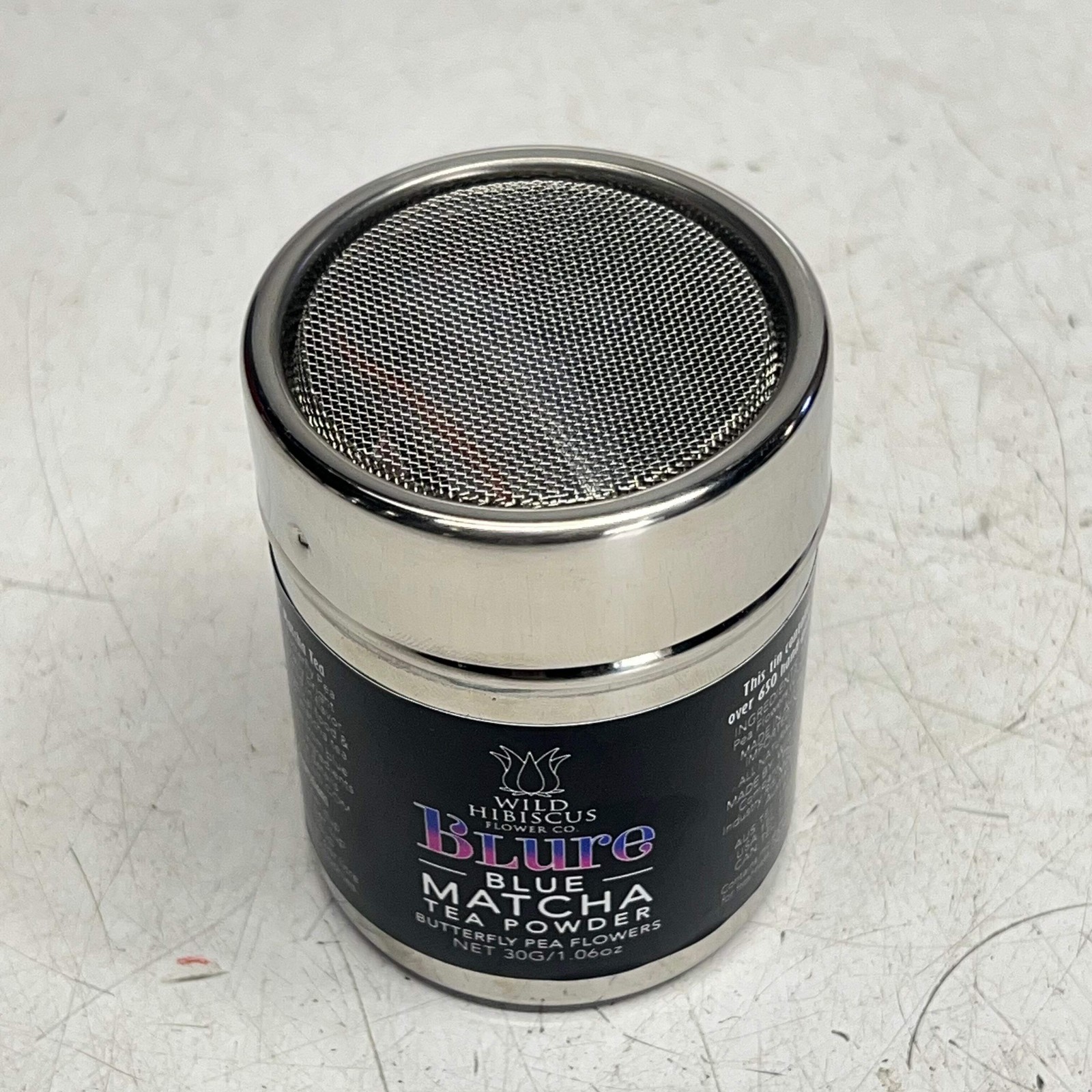 WILD HIBISCUS FLOWER Butterfly Pea Flower Blue Matcha Tea Powder 1.06oz BB 08/|2