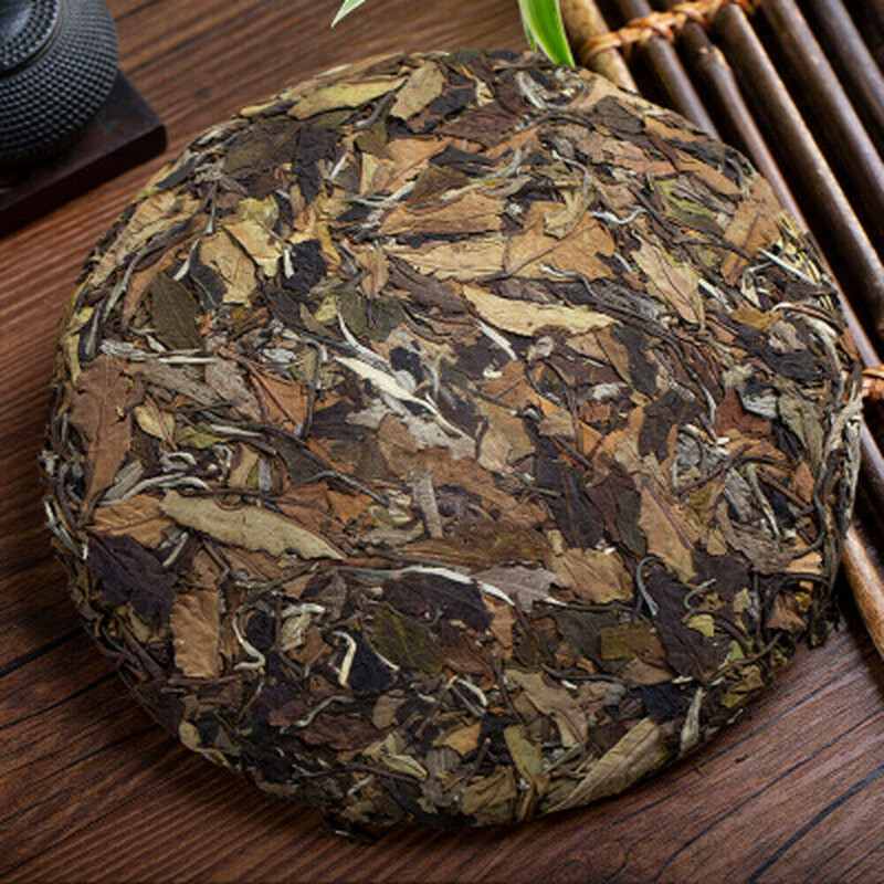 Organic Fuding Bai Mu Dan White Tea Cake 350g Natural Herbal Energy Detox Tea