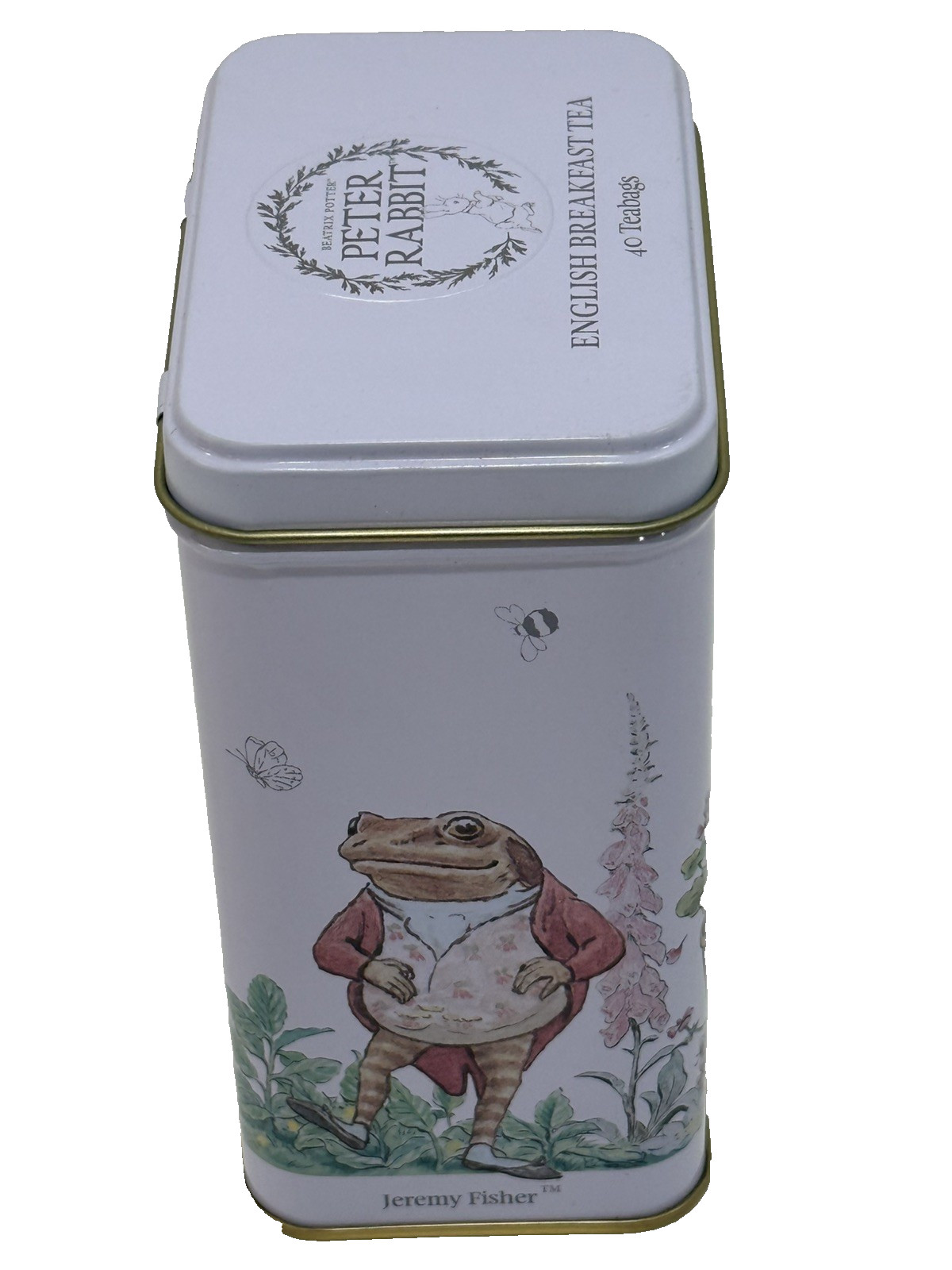 NEW Beatrix Potter Peter Rabbit English Breakfast Tea Tin 40 Teabags Exp 10/2026