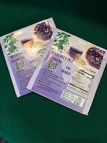 Butterfly Pea Tea Bags(Nil Katarolu) 10 Bags