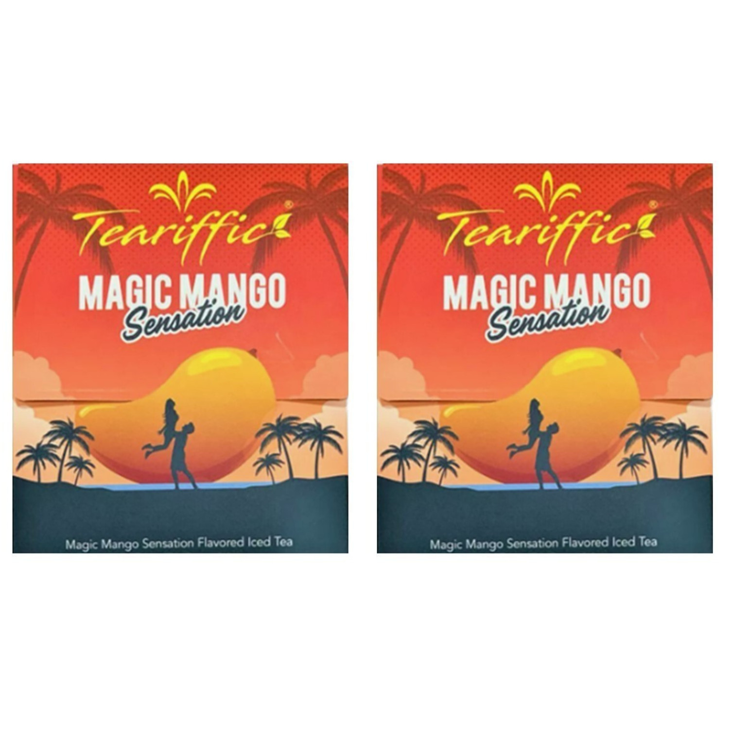2x Teariffic Magic Mango Sensation Sexual Men Herb Energy Coffee (24 Sachets)
