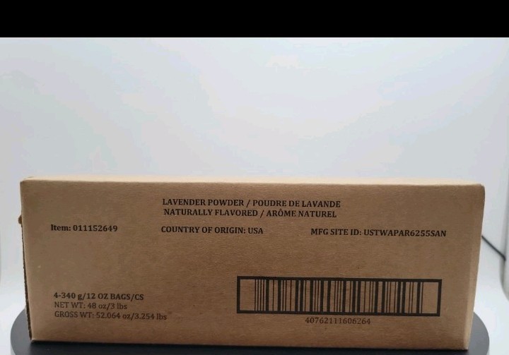 Lavender Powder 1 SEALED CASE x4 BAGS 12OZ