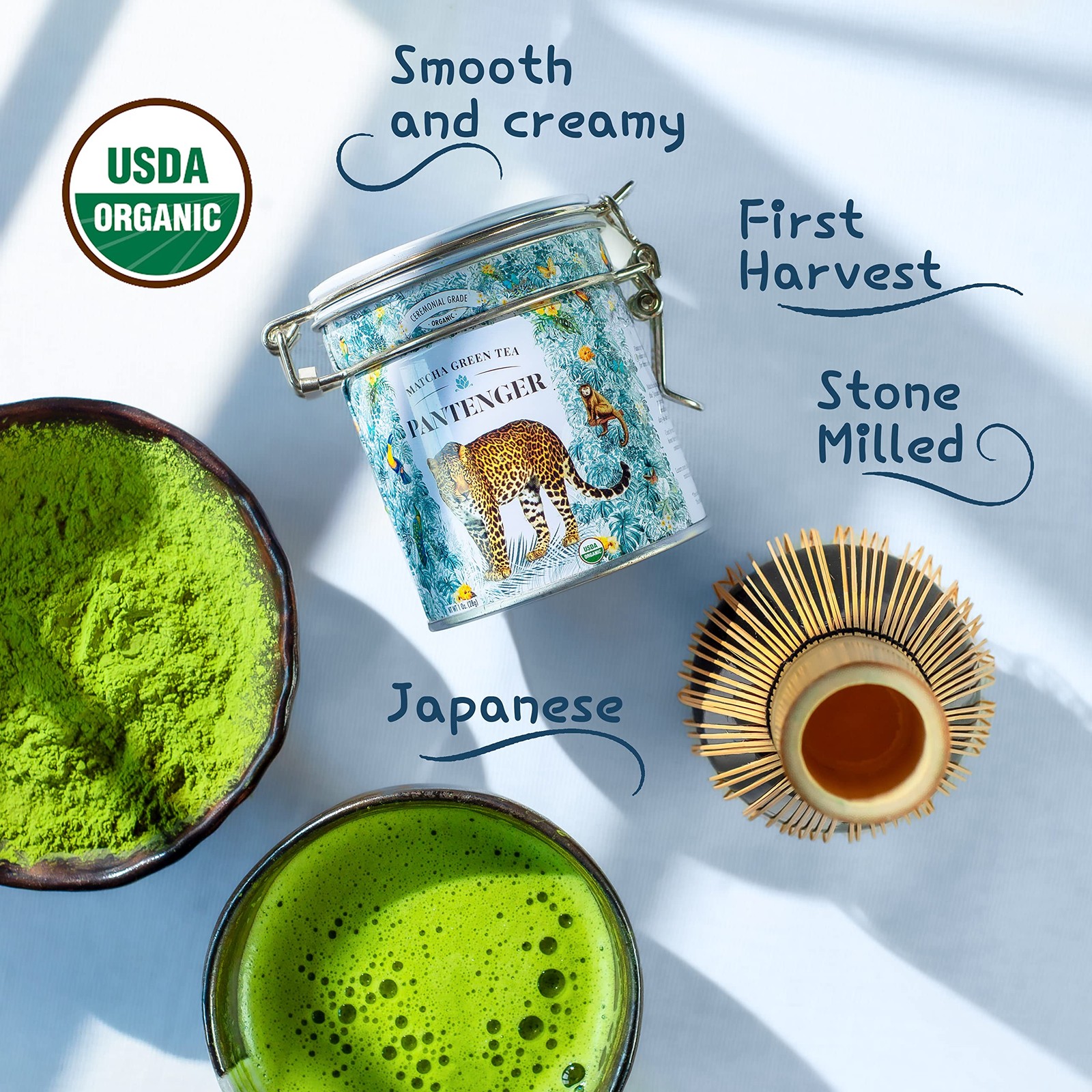 Organic Ceremonial Grade Matcha | Emerald Green, Creamy & Sweet (for a matcha…