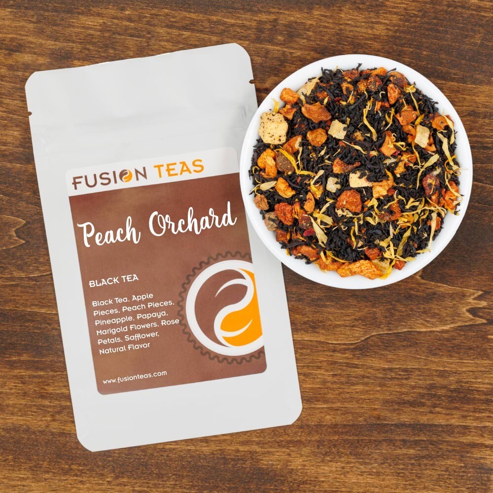 Peach Orchard Black Tea – Loose Leaf Blend – Fusion Teas