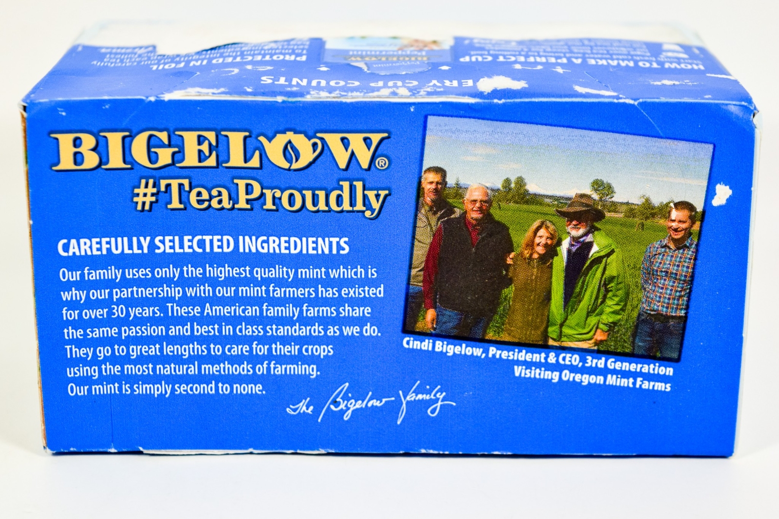 40 Tea Bag Pouch by Bigelow PEPPERMINT Herbal Tea Non GMO 1.82oz Kosher 03/2027