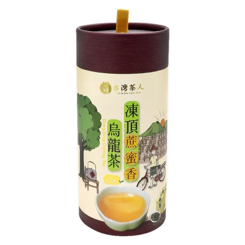 TAIWAN CHA REN Series – Taiwan Dong Ding Oolong Tea Loose Leaves, 3.5oz (100g)