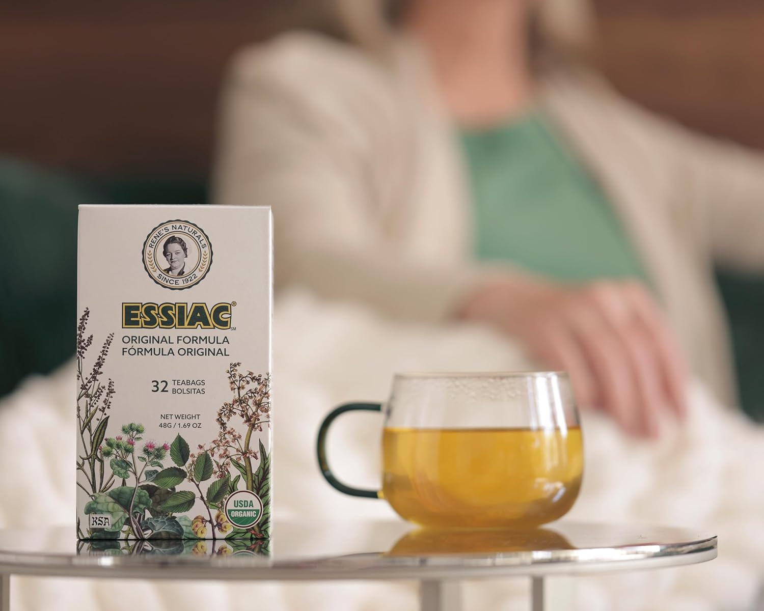 Rene’s Naturals Essiac Tea Bags – USDA Organic – Original 4-Herb Formula Since 1