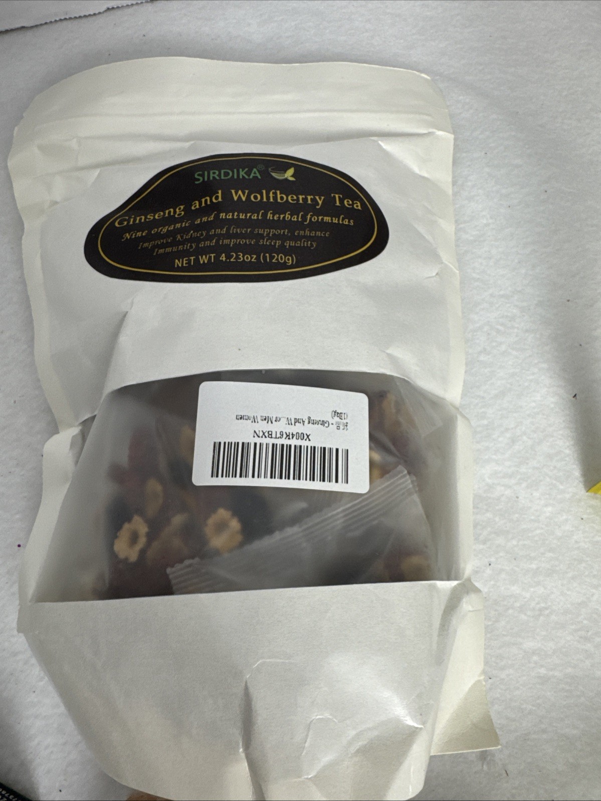 ​Ginseng & Wolfberry Tea Kidney Liver Support Nine Treasure Herbal Formula 180g