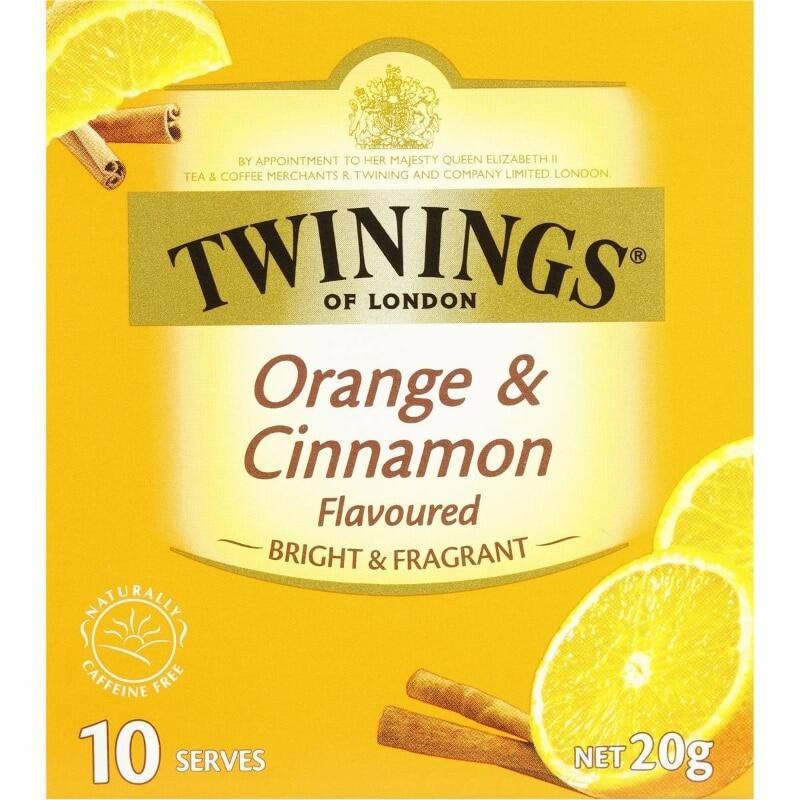 Twinings Orange & Cinnamon Tea 10pk 20g