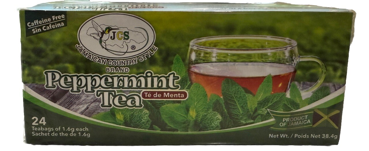 Peppermint tea JCS 2 boxes /48 Bags Jamaica 🇯🇲