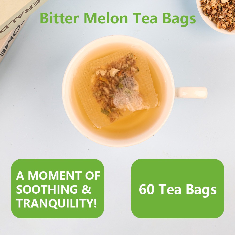 Bitter Gourd Tea Herbal 60 packs Natural Wellness Tea