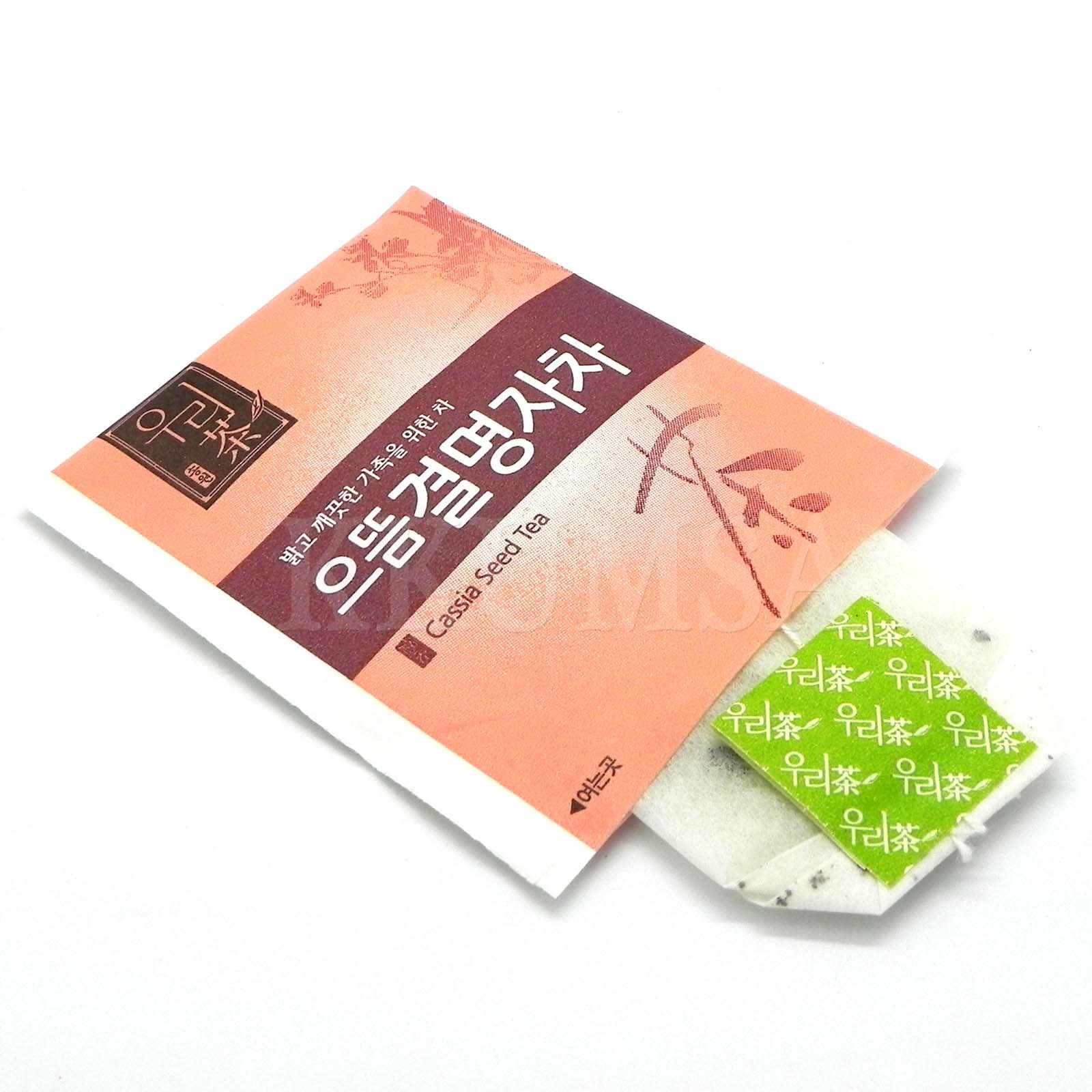 100% Pure Natural Cassia Seed Tea 100 Tea bags improve vision /Produced in Korea