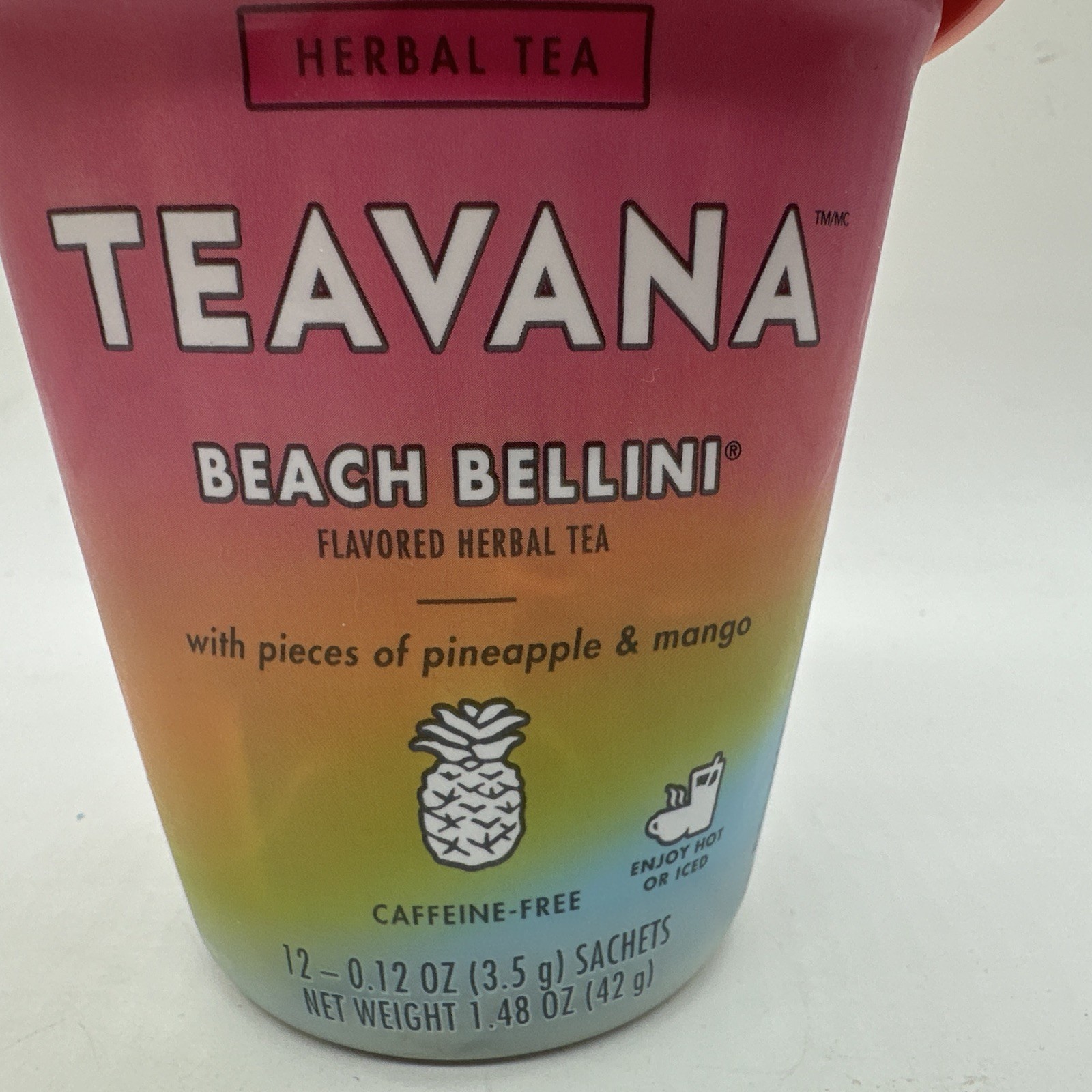 Teavana Beach Bellini Herbal Tea Starbucks Hot/Cold Rare & Discontinued BB 2020