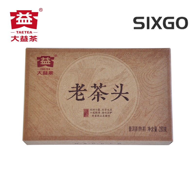 Lao Cha Tou * 2016 Menghai Dayi Lao Cha Tou Tea Puer Shu Ripe Pu-erh Brick 280g