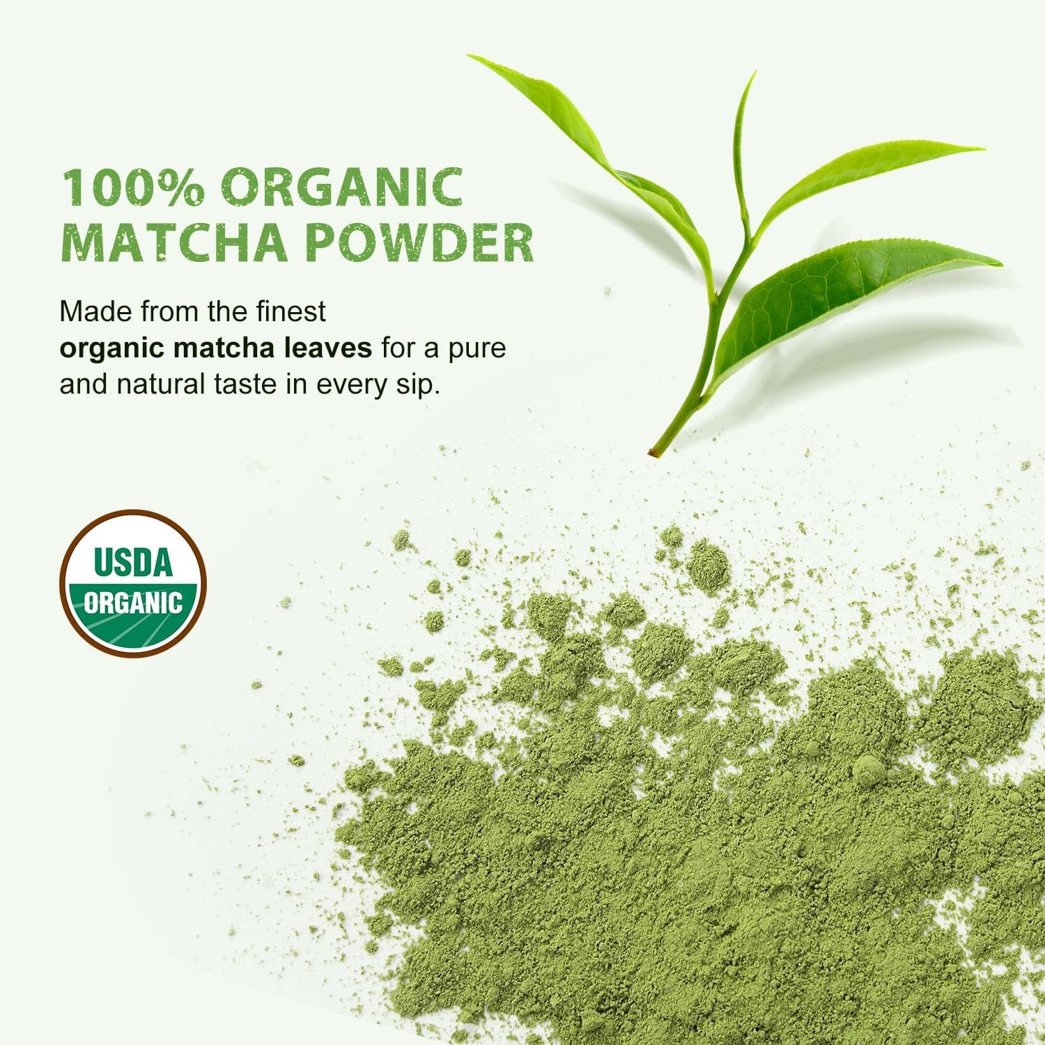 Organic Matcha Powder, Matcha Green Tea Powder, 2 oz 57g, AntioxidantRich Mat…