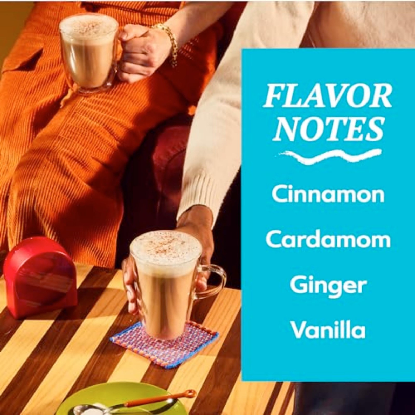 TAZO Skinny Chai Latte Concentrate, Hot or Iced Black Tea, Easy-to-Serve, Eve…