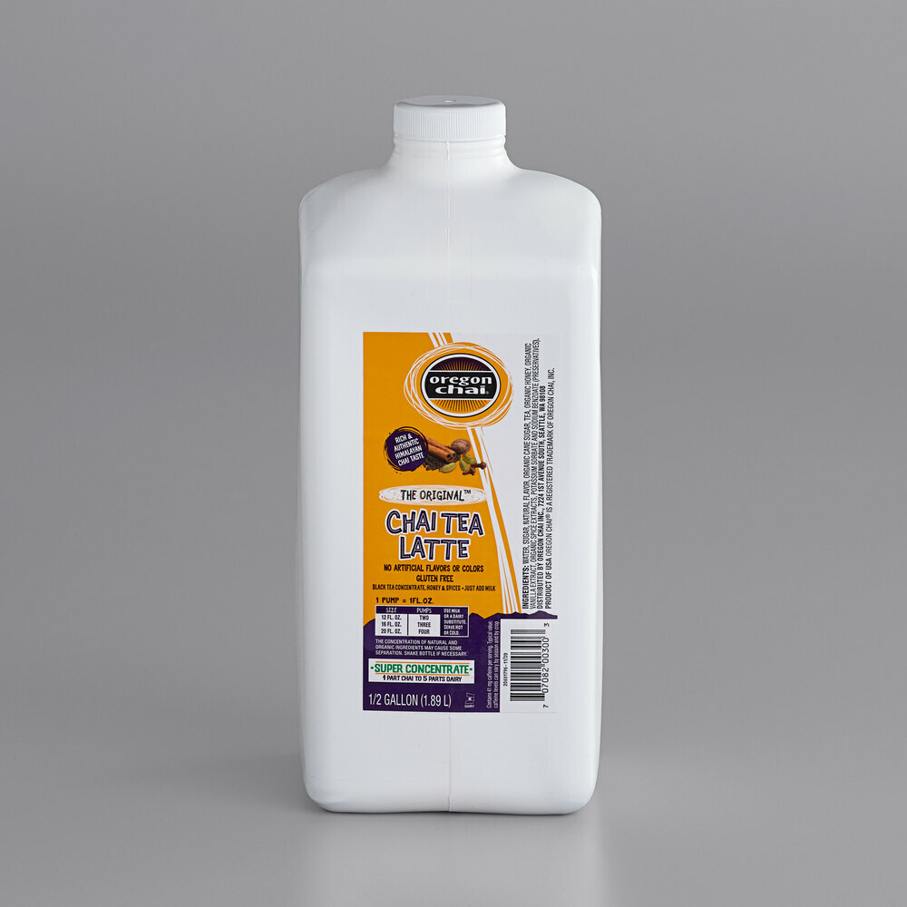 Oregon Chai 1/2 Gallon Original Chai 5:1 Super Concentrate