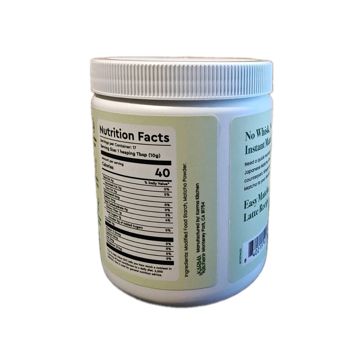Karma Kitchen Instant Matcha 6 Oz Premium Japanese Green Tea