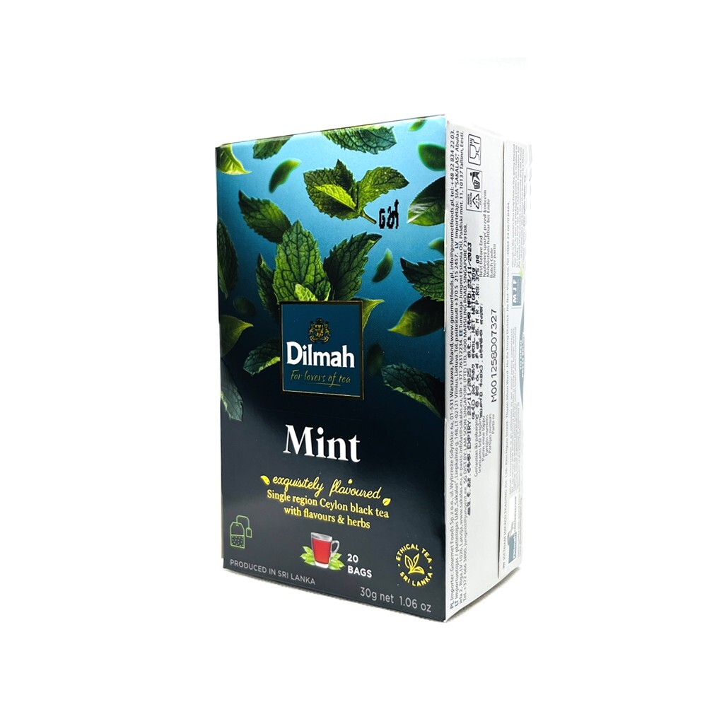 Dilmah – Fun Flavored Tea – Mint – Ceylon Tea – 20 Tea Bags