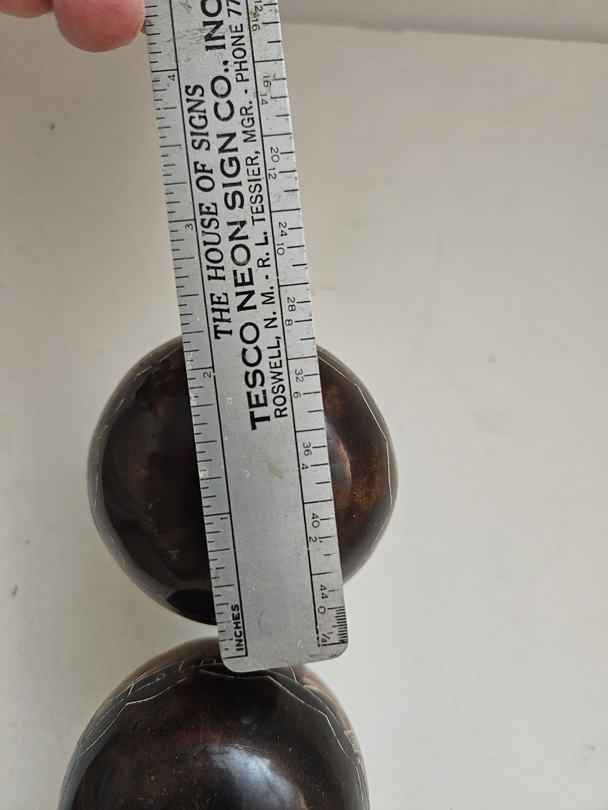2 Yerba Mate Gourd Drinking Vessels