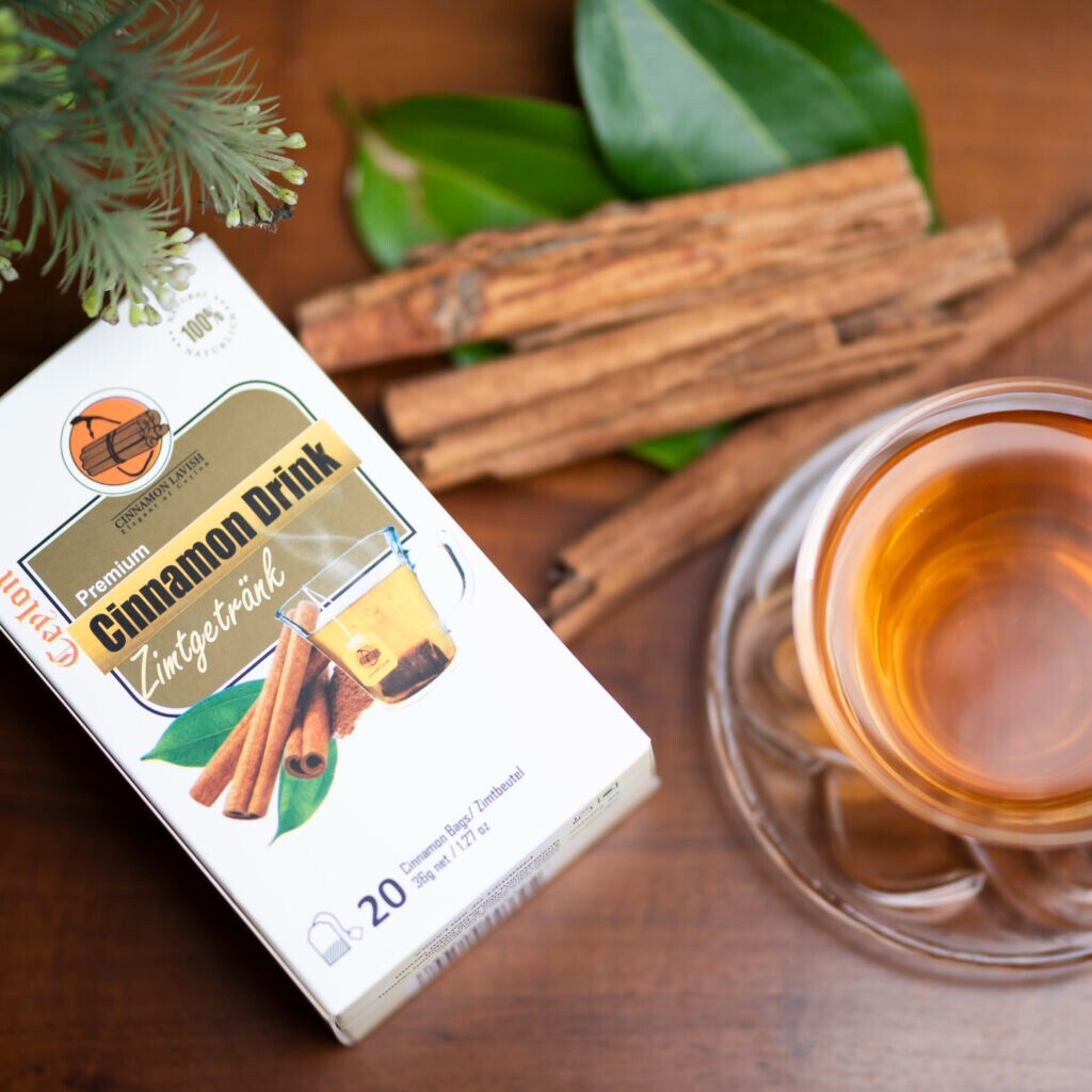 Tea Cinnamon Drink Herbal Bags Pure Natural Sugar Blood Balance Best Healthy
