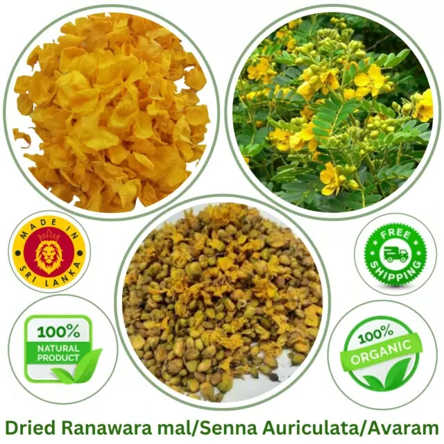 100% Organic Natural Ayurvedic Herbal Tea / Dried RANAWARA MAL – 40g
